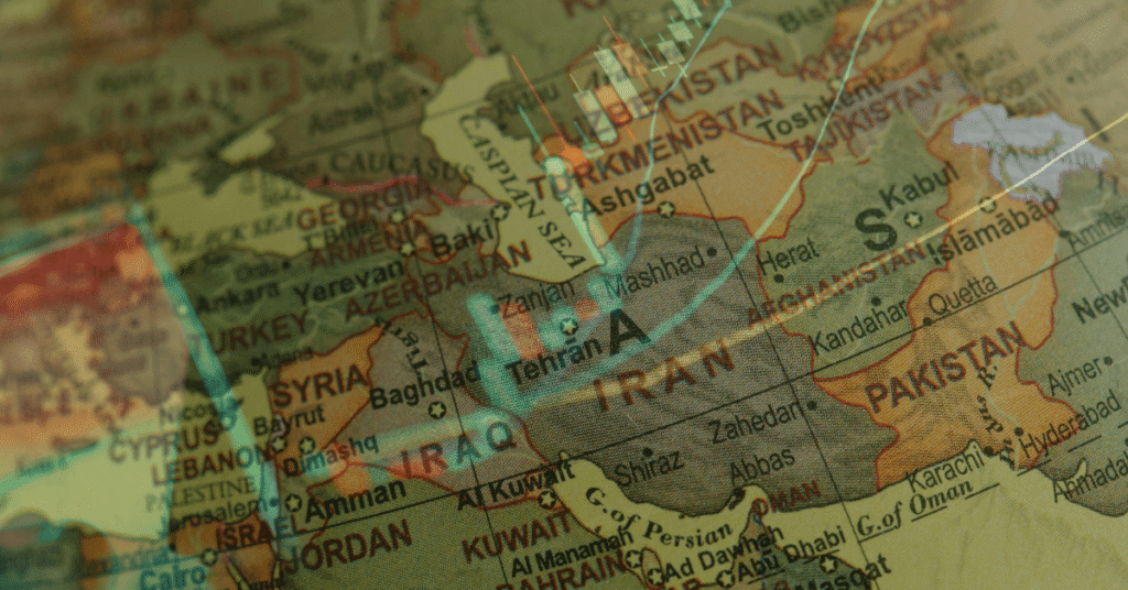 Stock market volatility due to US-Iran conflict news